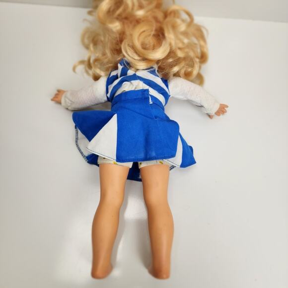 Vintage 1983 Fisher-Price My Friend Mandy Cheerleader Vinyl & Cloth Baby Doll - Picture 4 of 9